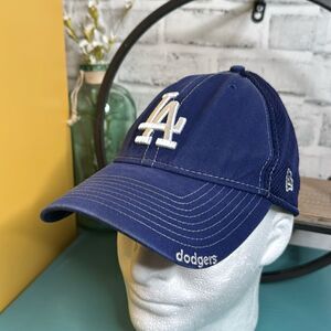 New Era LA Dodgers Baseball Hat, Embroidered and Fitted S/M